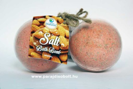 A Mandulás fürdőgolyó parajdi sóból termék használata minden korcsoportot elvarázsol kellemes illatával.
