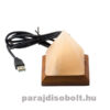 Szereti a piramisok formavilágát? Válassza az USB himalájai sólámpa piramis termékünket!