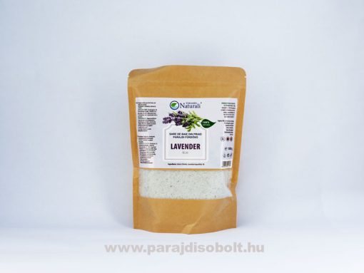 A Levendula parajdi fürdősó 1 kg aromazáró tasakban termék csomagolása kis mennyiség esetén is segít megőrizni a termék minőségét és frissességét.